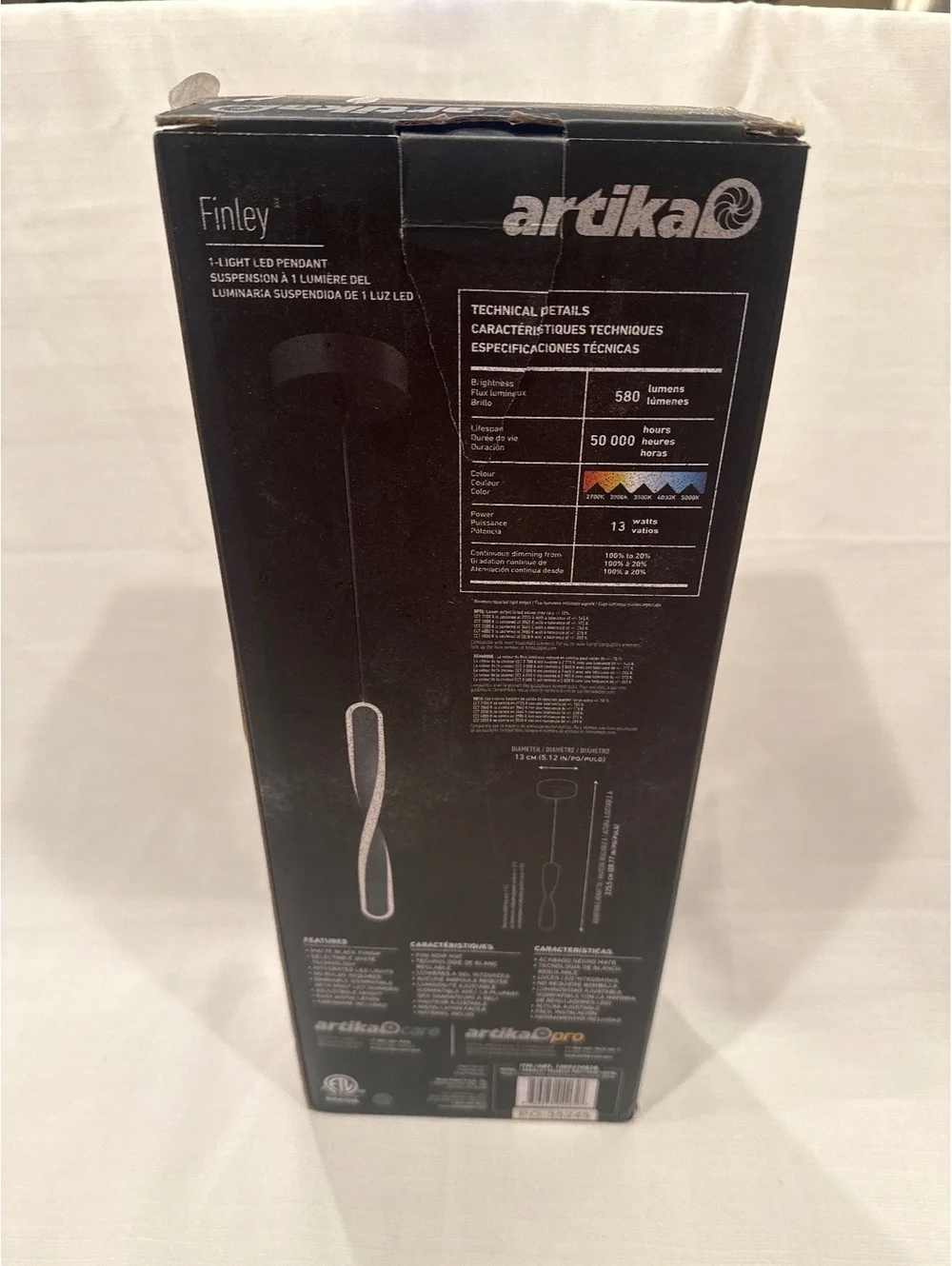 Artika Finley 1-Light LED Pendant Light